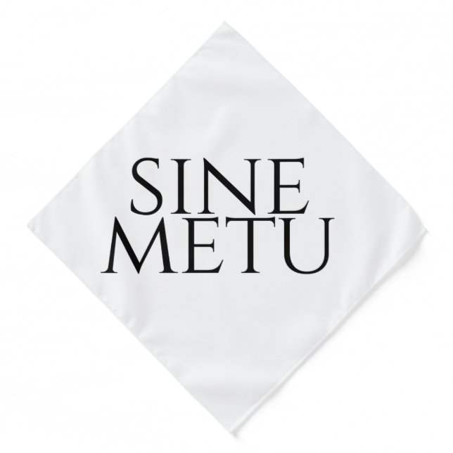 Sine Metu - Without Fear Bandana (Front)