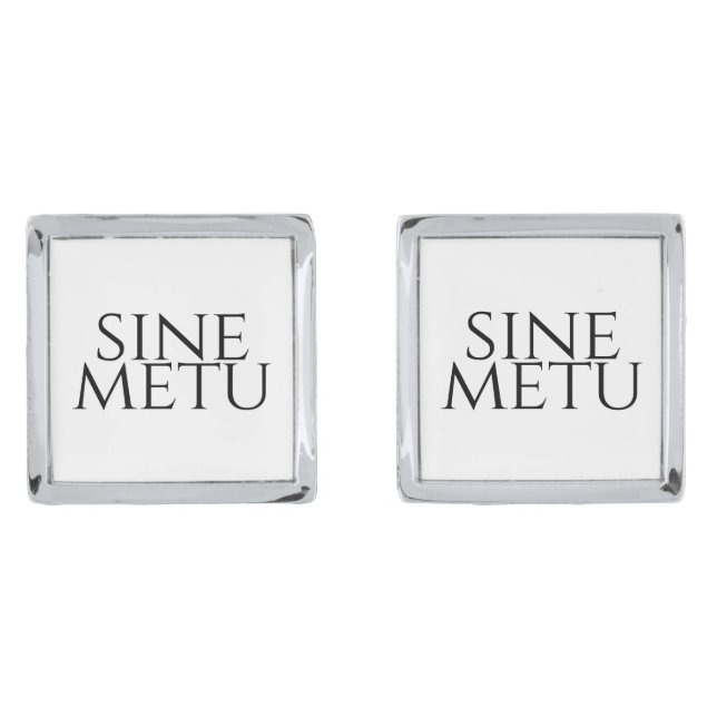 Sine Metu - Without Fear Cufflinks (Front)