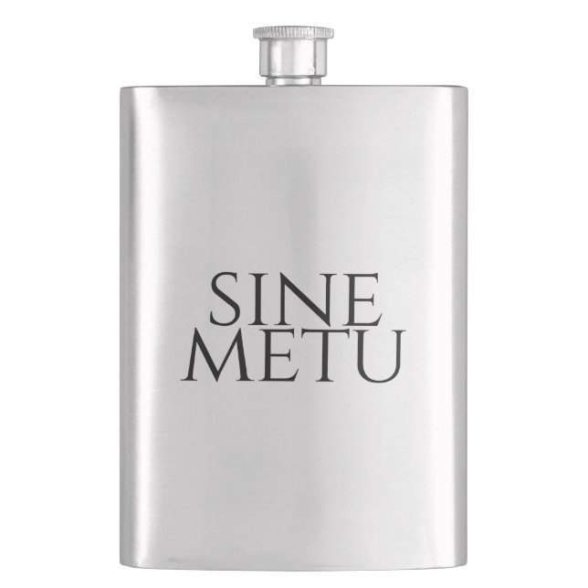 Sine Metu - Without Fear Flask (Front)