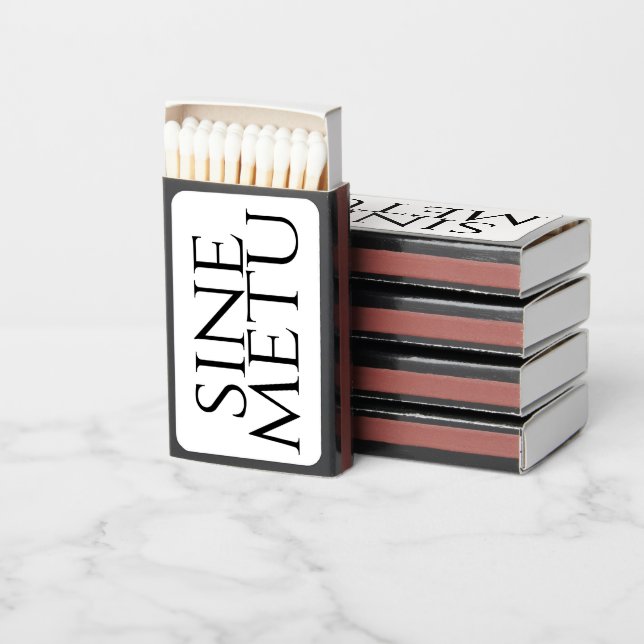Sine Metu - Without Fear Matchboxes (Stacked)
