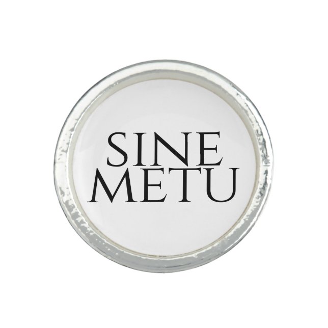 Sine Metu - Without Fear Ring (Front)