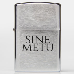 Sine Metu - Without Fear Zippo Lighter