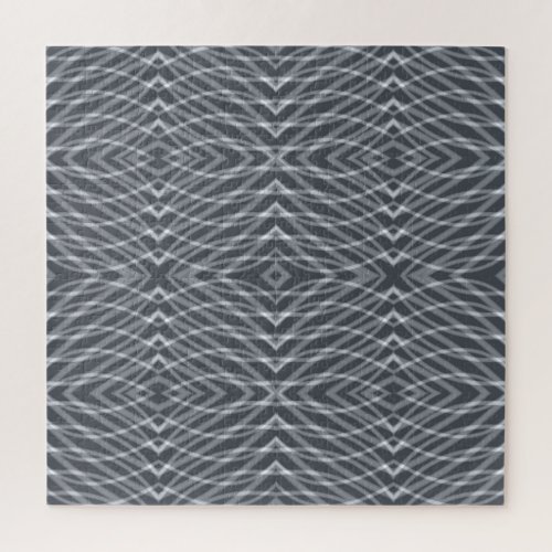 Sine Wave Pulse Signal Modern Abstract Art Design Jigsaw Puzzle