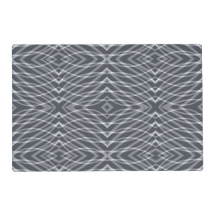 Sine Wave Pulse Signal Modern Abstract Art Design Placemat