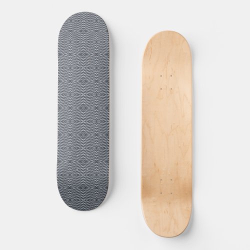 Sine Wave Pulse Signal Modern Abstract Art Design  Skateboard