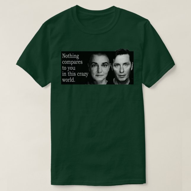 Sinead OConnor and Christy Dignam T-Shirt (Design Front)