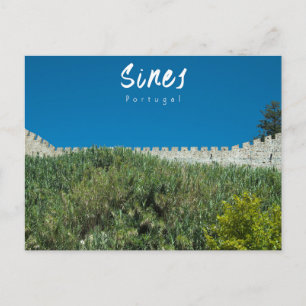 Sines Castle Wall - Portugal Postcard