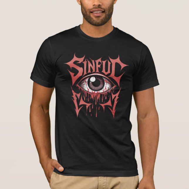 Sinful – Bleeding Vision T-Shirt (Front)