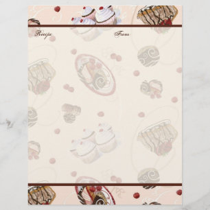 Sinful Desserts Bridal Wedding Gift Recipe Pages