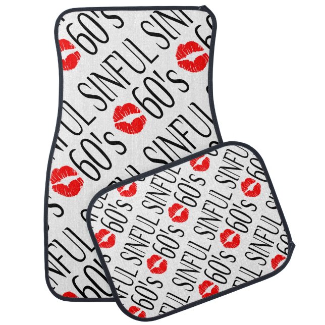 Sinful Sixties Car Mat (Set)