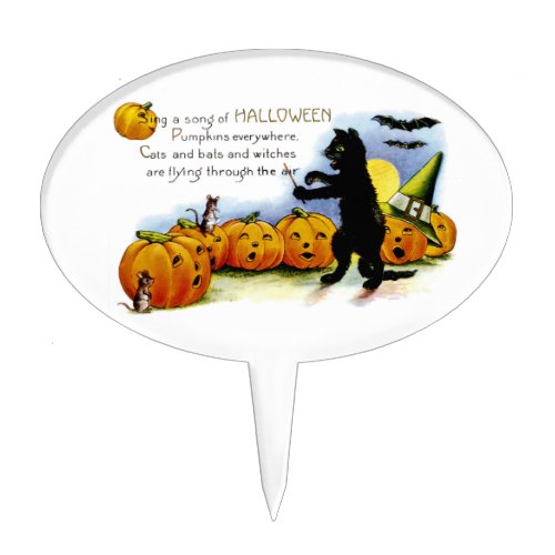 Sing a Song of Halloween Cake Topper