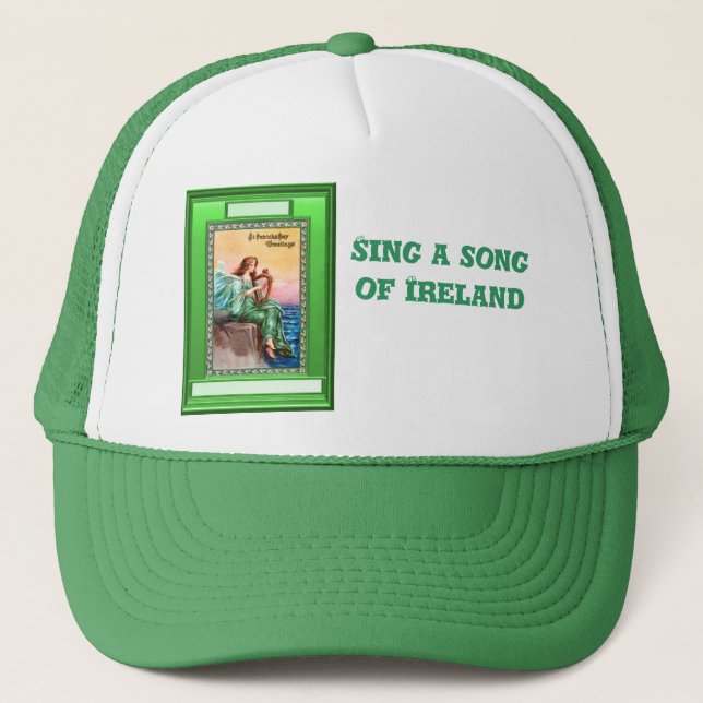 Sing a song of Ireland Trucker Hat (Front)
