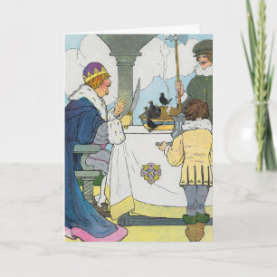 Sing a Song of Sixpence Mother Goose Nursery Rhyme Card