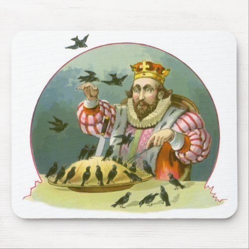Sing a Song of Sixpence Vintage Nursery Rhyme Mouse Pad