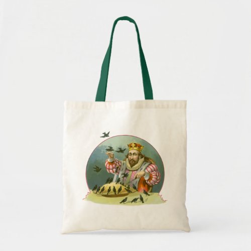 Sing a Song of Sixpence Vintage Nursery Rhyme Tote Bag