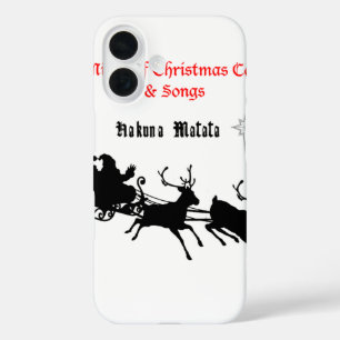 Sing Along Christmas – Carols & Festive Joy iPhone 16 Case