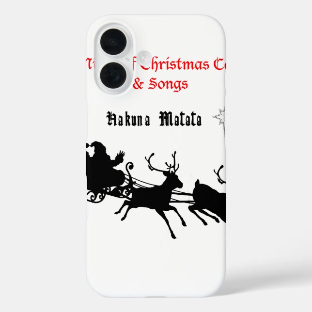 Sing Along Christmas – Carols & Festive Joy Case-Mate iPhone Case (Back)