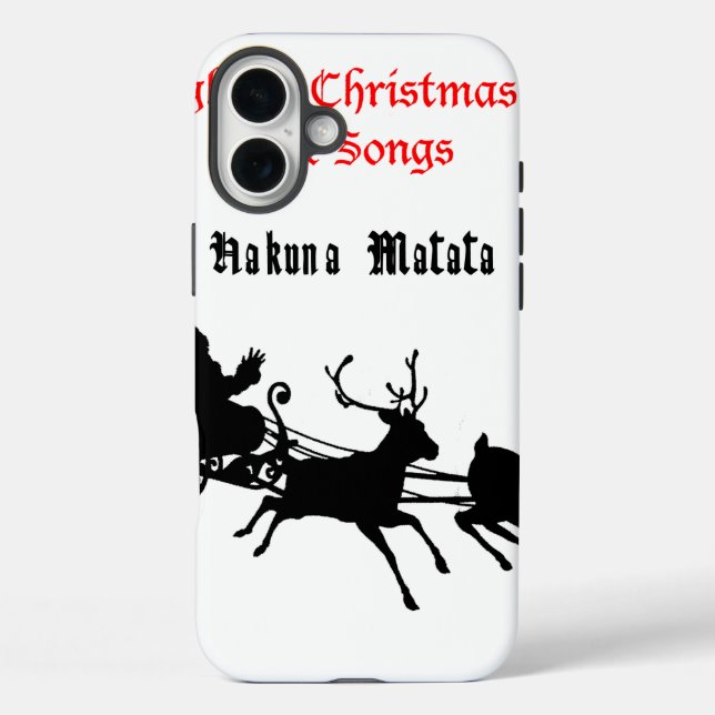 Sing Along Christmas – Carols & Festive Joy Case-Mate iPhone Case (Back)