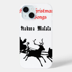 Sing Along Christmas – Carols & Festive Joy iPhone 15 Case