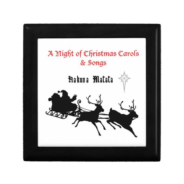 Sing Along Christmas – Carols & Festive Joy Jewelry Box (Front)