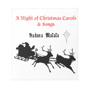 Sing Along Christmas – Carols & Festive Joy Notepad