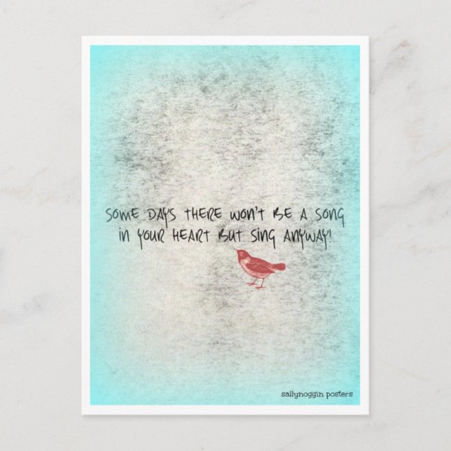 Sing Anyway Postcard (Front)