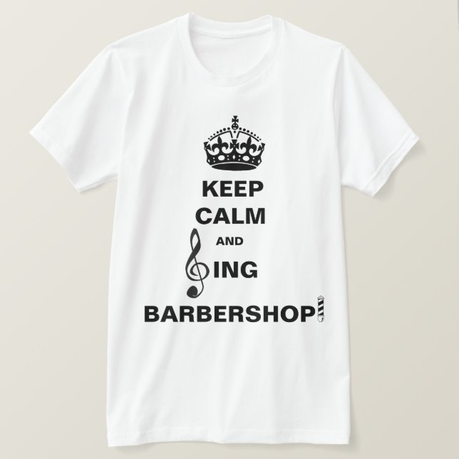 Sing Barbershop T-Shirt (Design Front)