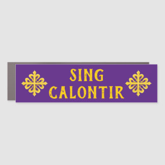 Sing Calontir Car Magnet
