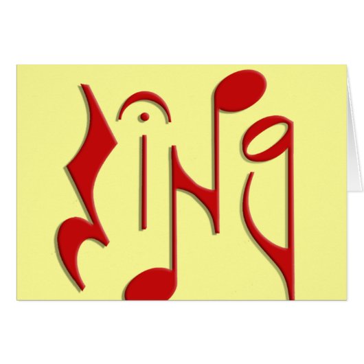 sing cards (Front Horizontal)