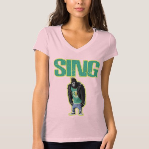 Sing Character Johnny Gorilla  T_Shirt