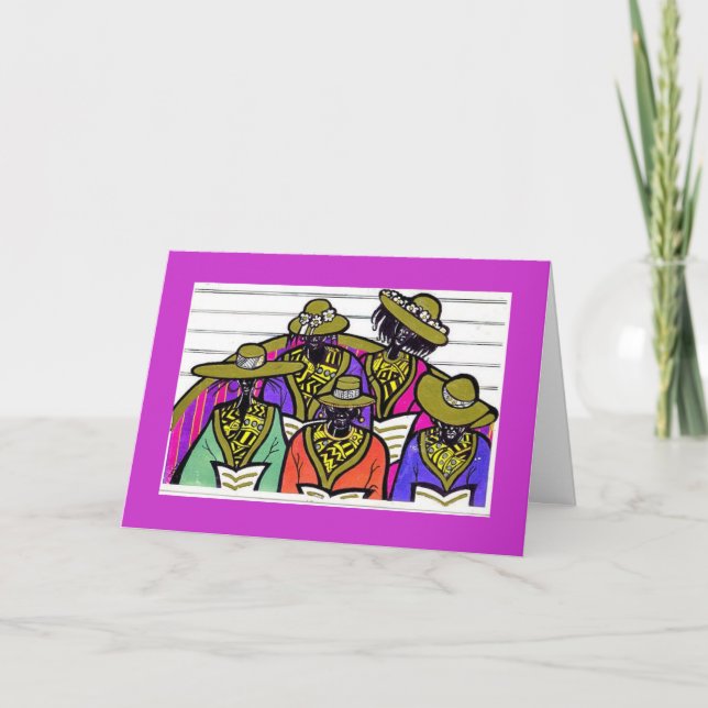 SING CHOIR SING HOLIDAY CARD (Front)