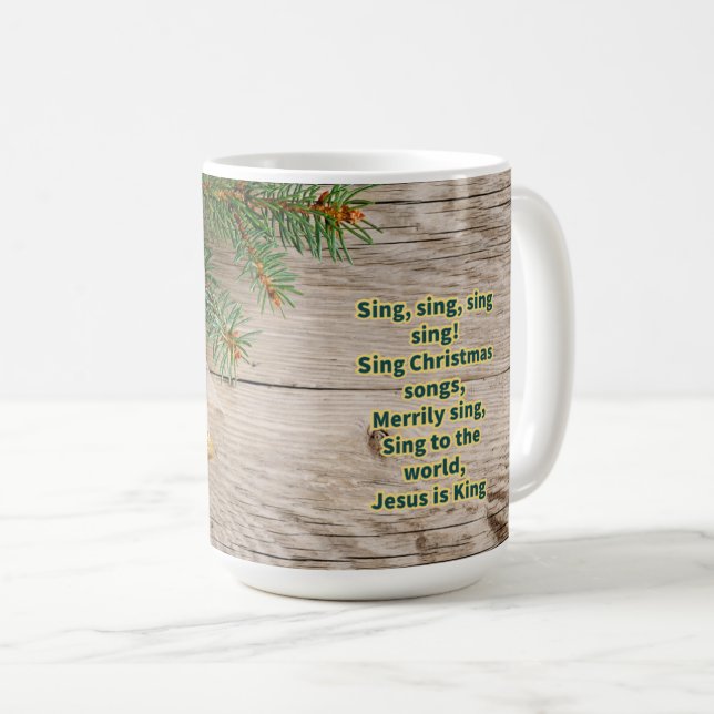 Sing Christmas Songs Mug (Front Right)