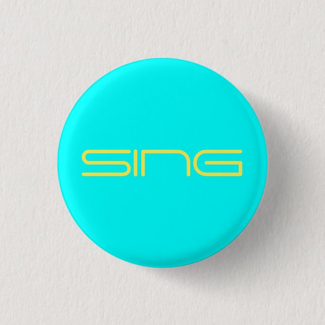 Sing for Joy Pinback Button (Front)