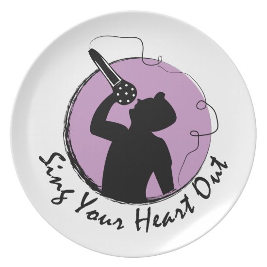 Sing Heart Out Plate