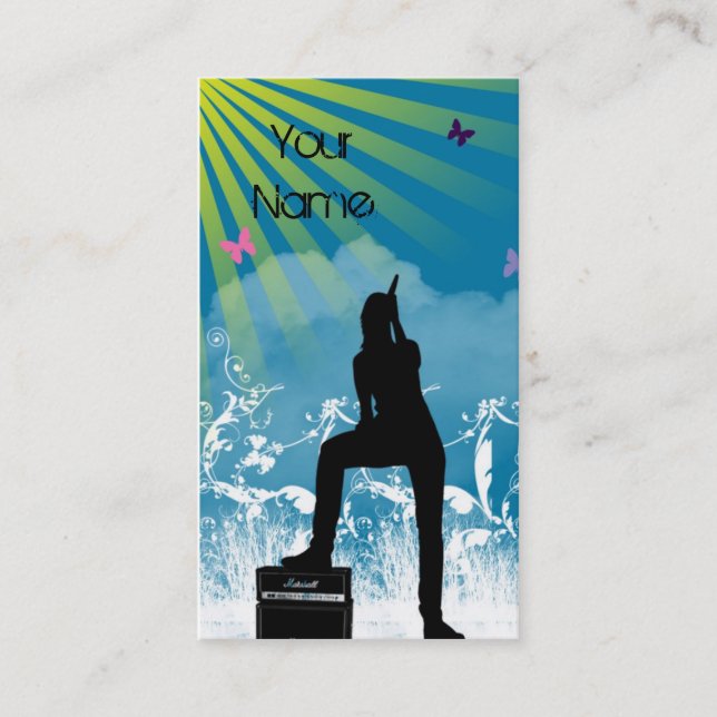 SING it LOUD Business Card (Front)