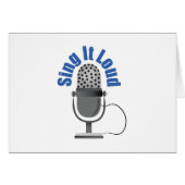 Sing It Loud Cards (Front Horizontal)