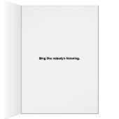 Sing like nobody's watching cards (Inside (Right))
