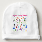 Sing me a song, Mommy! Baby Beanie (Front)