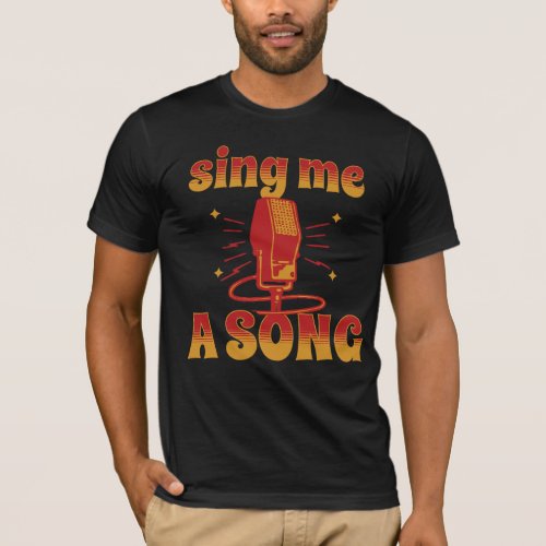 Sing Me A Song Music Lover Christmas T_Shirt