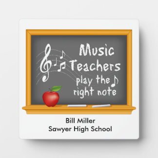 Sing Out for Music Teachers Plaque