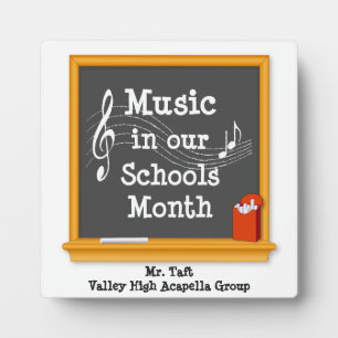 Sing out Your Favorite Teacher Plaque