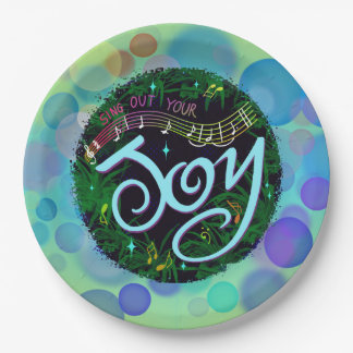Sing Out Your Joy! Paper Plates