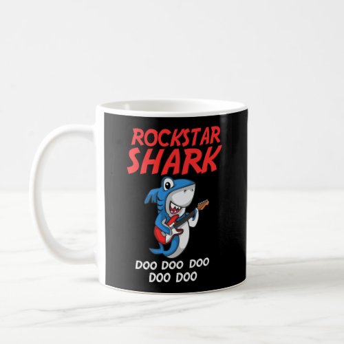 Sing Rockstar Shark Doo For Kids Boys Girls Coffee Mug