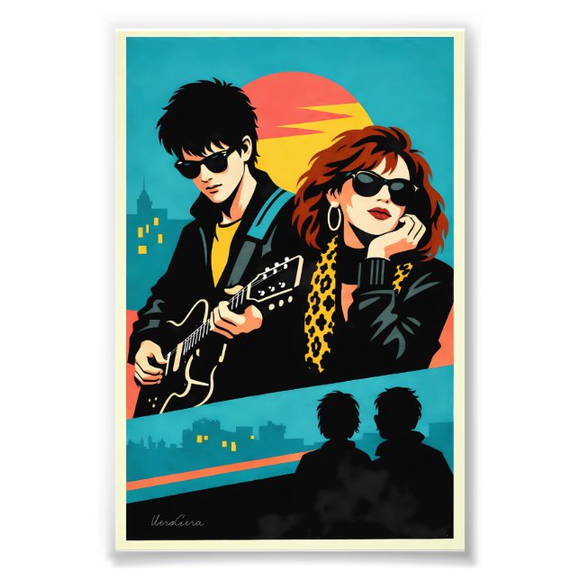 Sing Street Inspired Retro Movie Poster (Front)