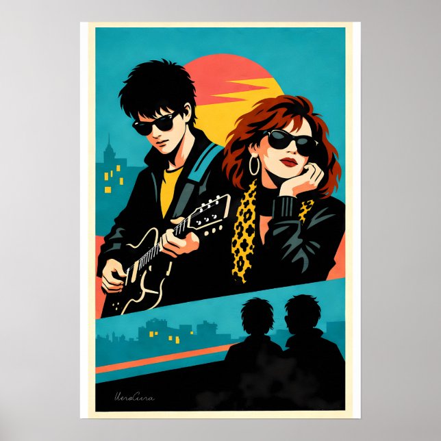 Sing Street Inspired Retro Movie Poster (Front)