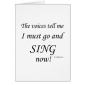 Sing The Voices Say (Front)