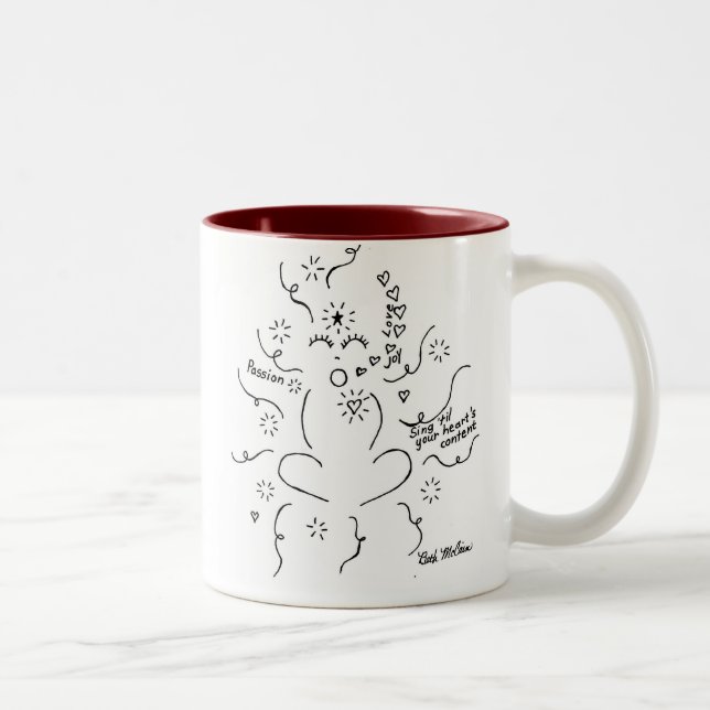 'Sing 'Til Your Heart's Content' Mug (Right)