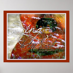 Sing to the lord poster