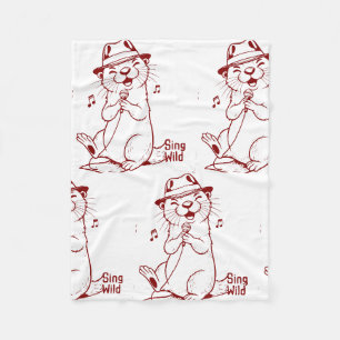 Sing Wild Fleece Blanket