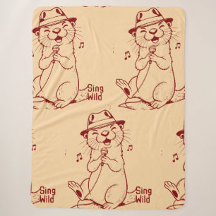 Sing Wild Sherpa Blanket